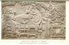 ASHUR-BANI-PAL RECLINING IN A BOWER<br> <i>Marble Slab from Kouyunjik (Nineveh); now in British Museum</i>.<br> Photo. Mansell