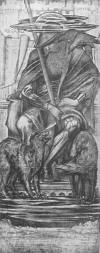 ODIN<BR>
From the design by Sir E. Burne-Jones.<BR>
Photograph by Frederich Hollyer