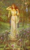 FREYJA AND THE NECKLACE<BR>
<I>From the painting by J. Doyle Penrose, R.H.A. By permission of the artist</I>